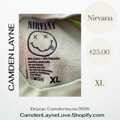 Nirvana Green Pull Over
