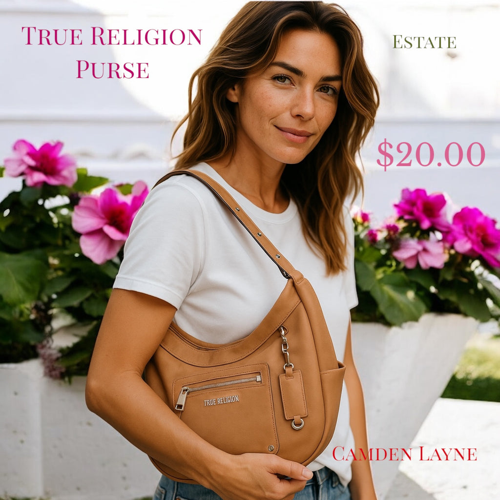 True Religion Leather Purse - Camden Layne