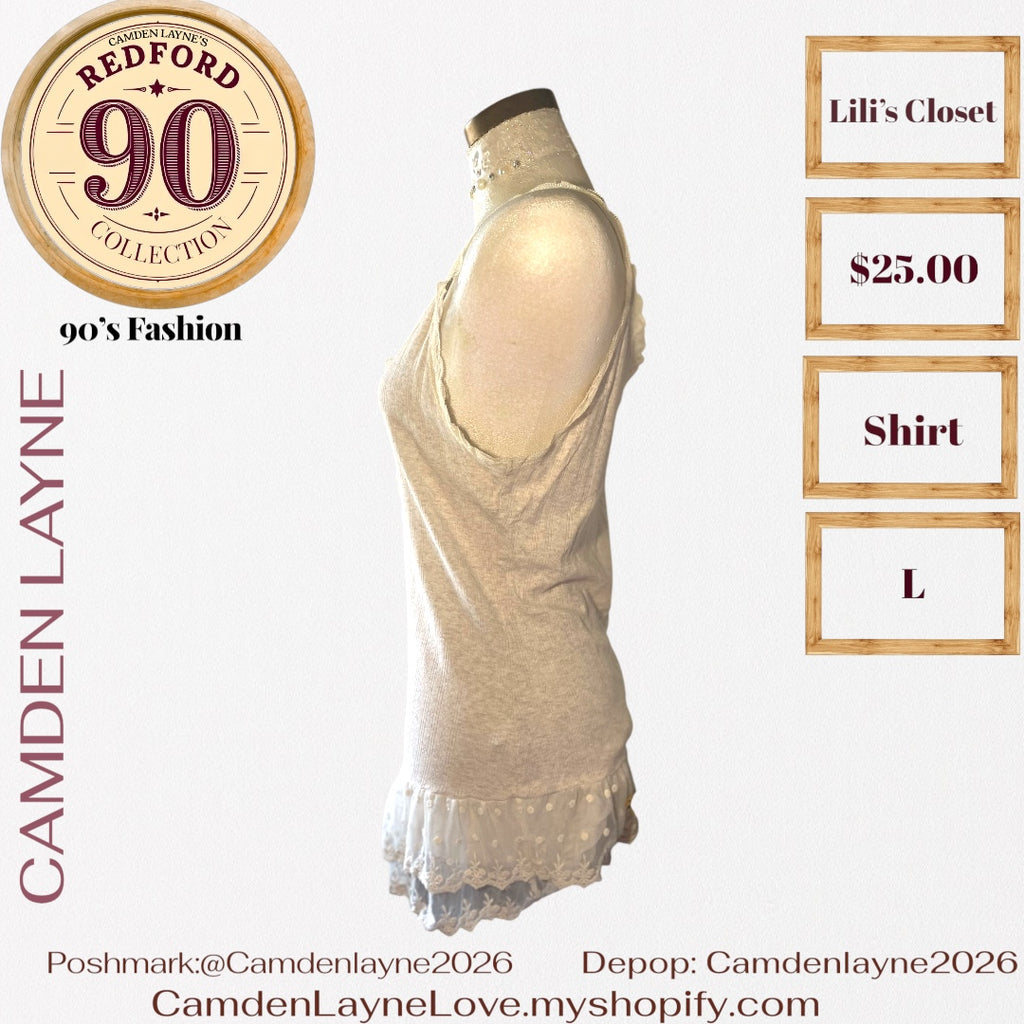 Lili’s Closet Lace Embroidered Top