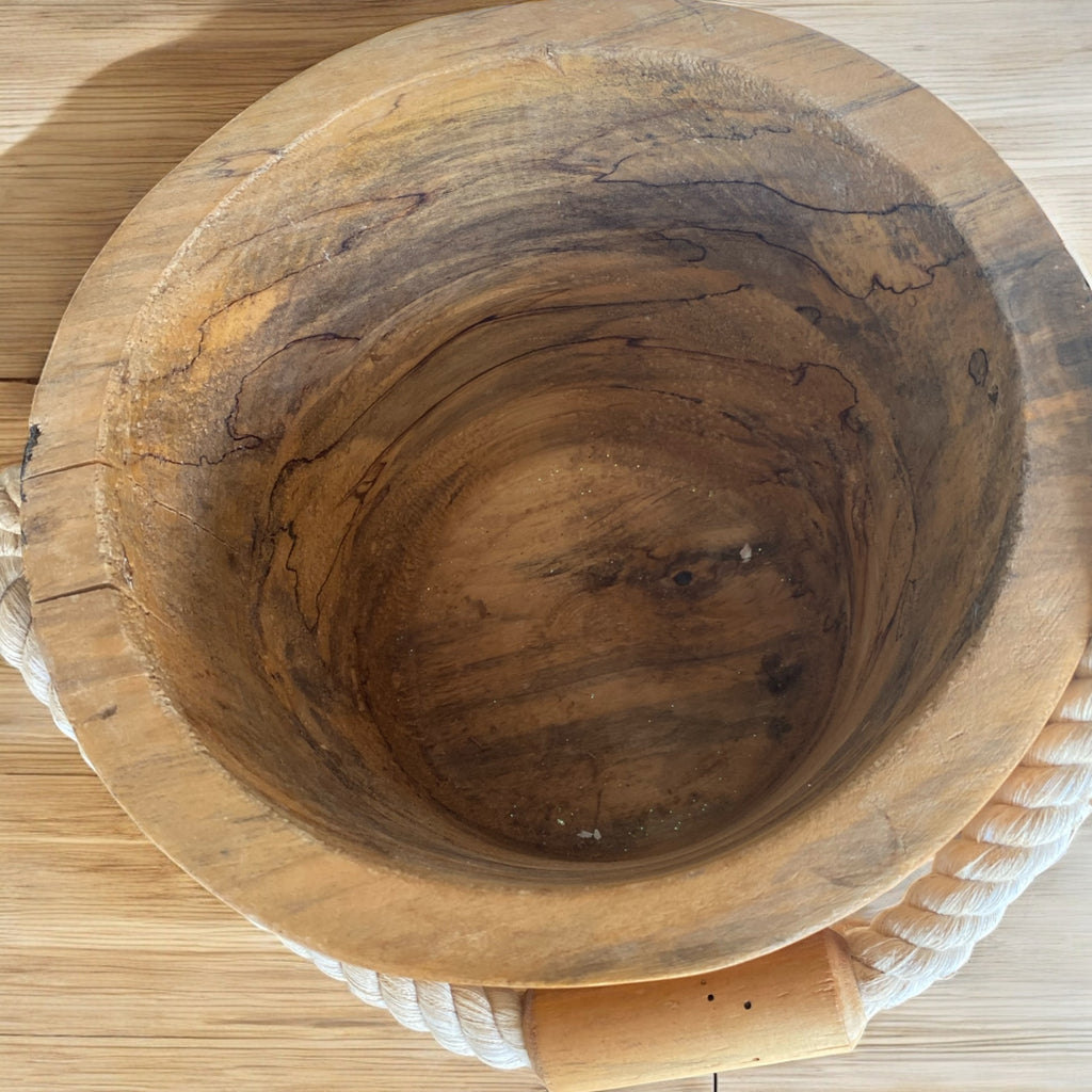 Oak Knot Hand Carved Bucket - Camden Layne