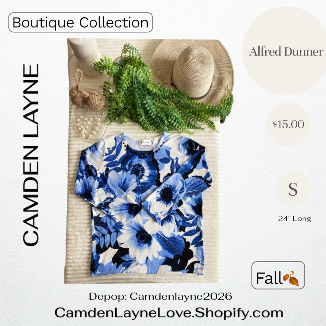 Alfred Dunner Blue Floral