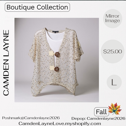 Mirror Image Crochet Top
