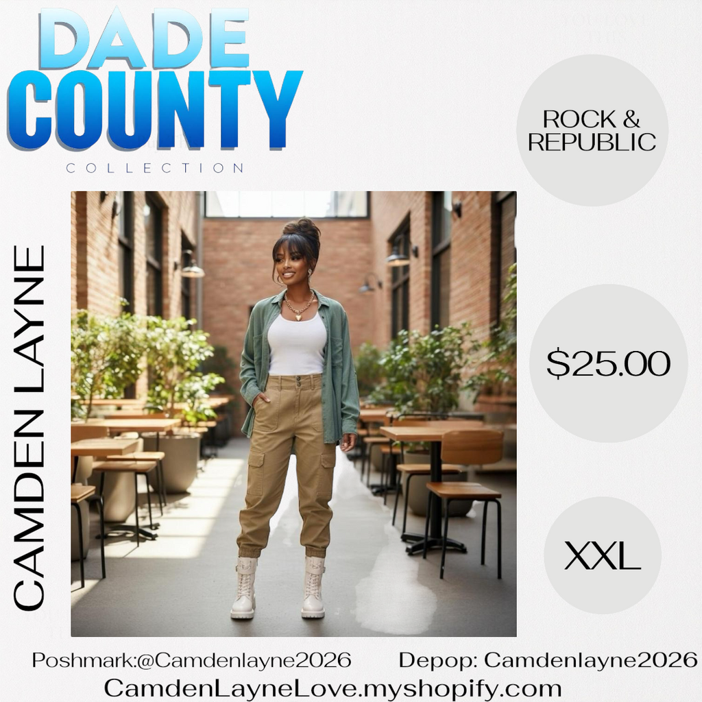 Rock & Republic Co. Green Button Down