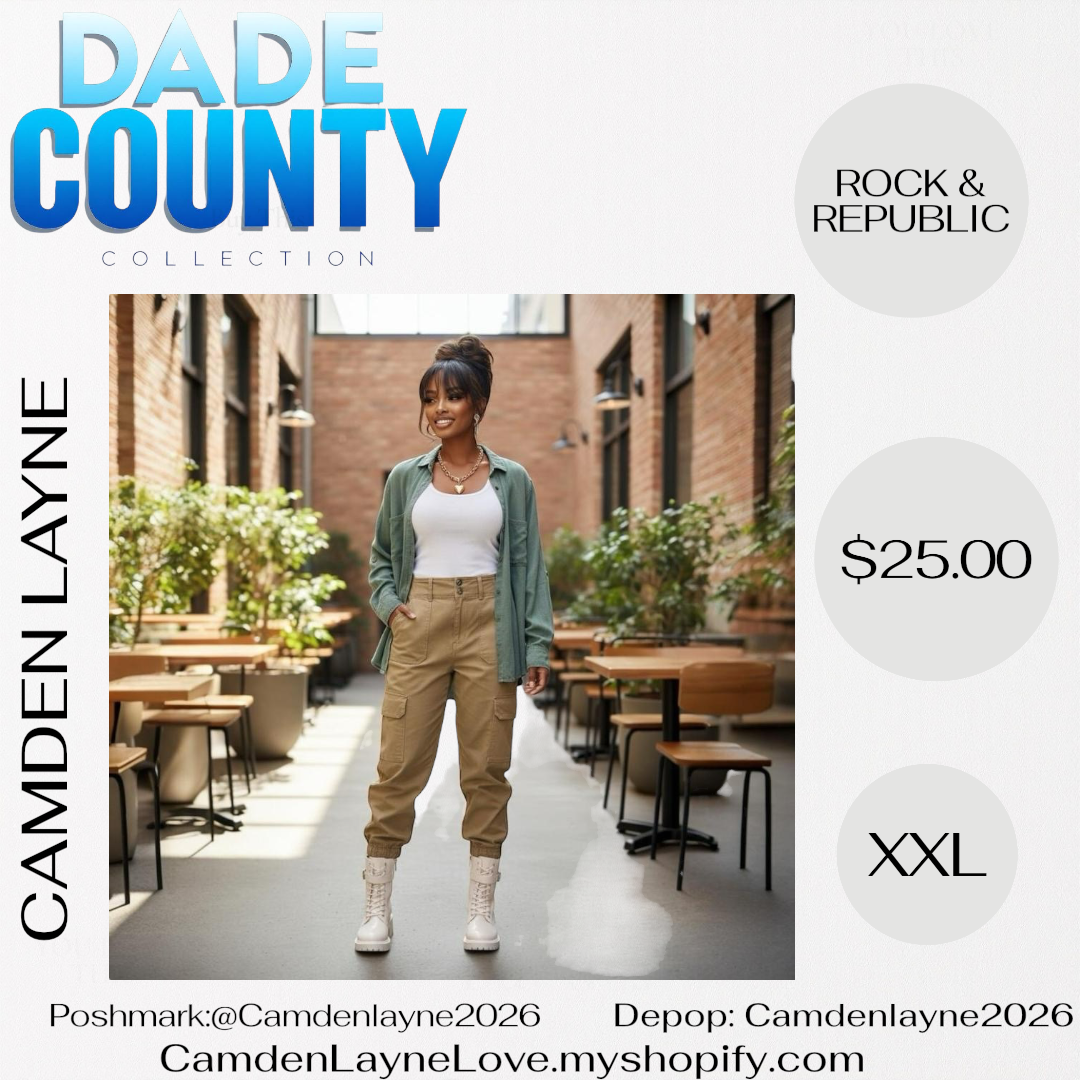 Rock & Republic Co. Green Button Down