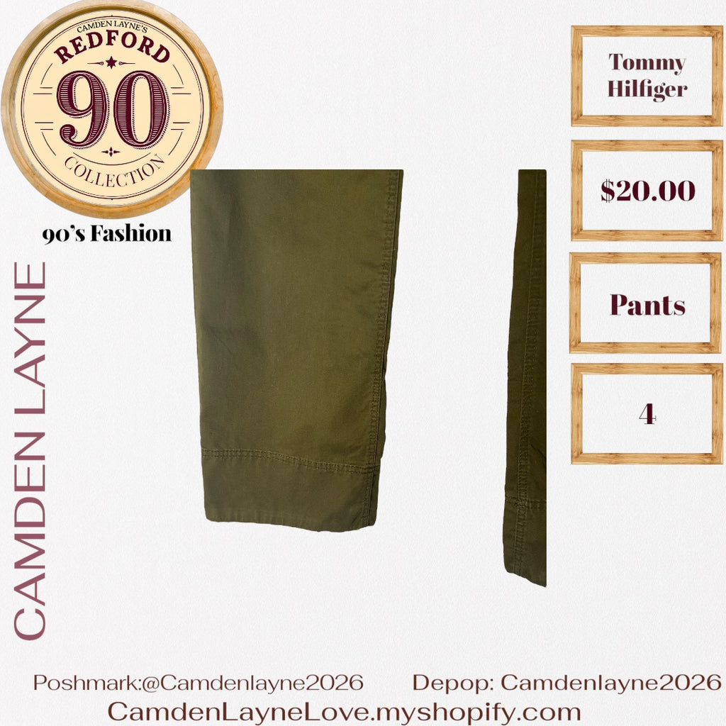 Tommy Hilfiger Olive Green Pants