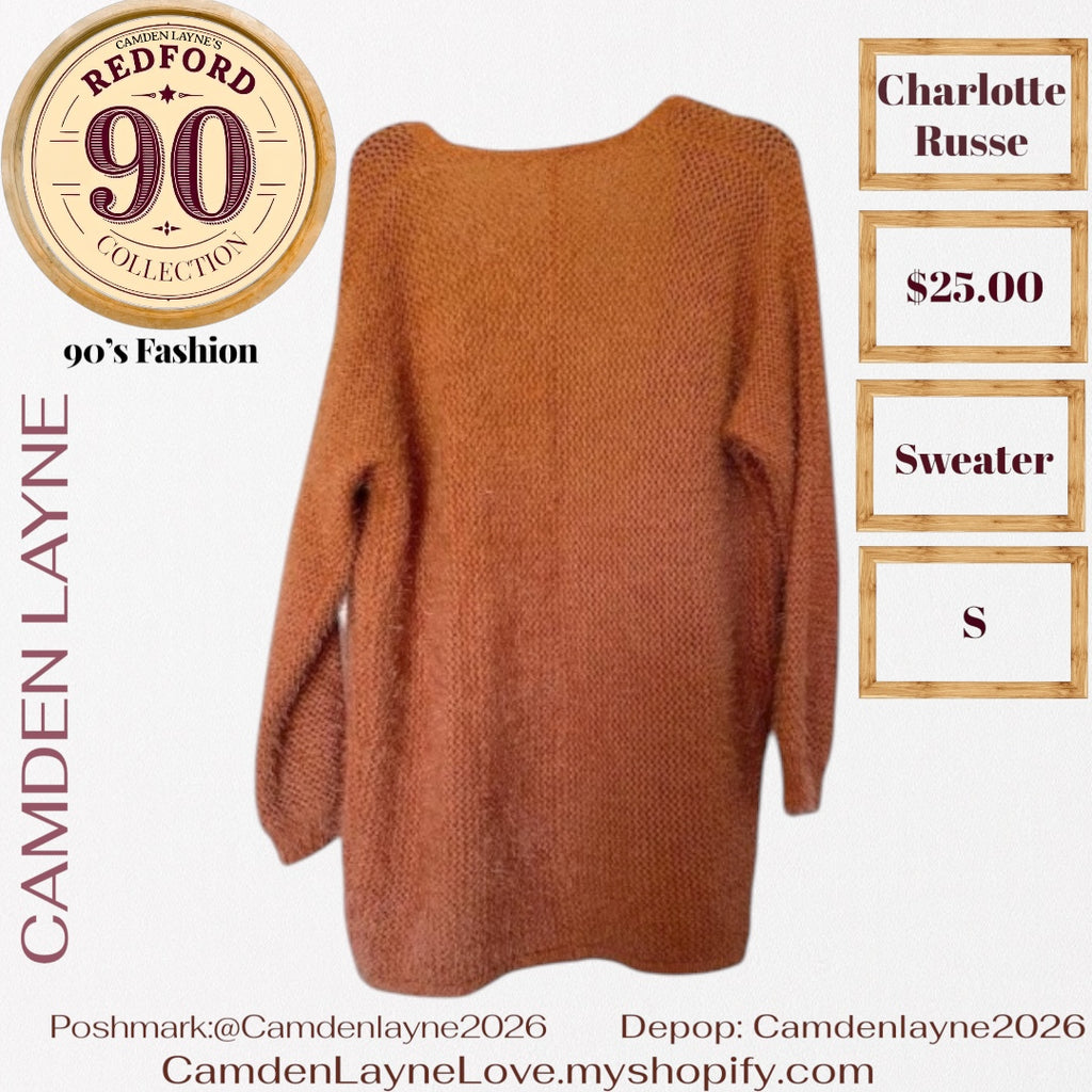 Rust Charlotte Russe Cardigan