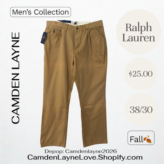 Ralph Lauren 38/30 Tan Slacks