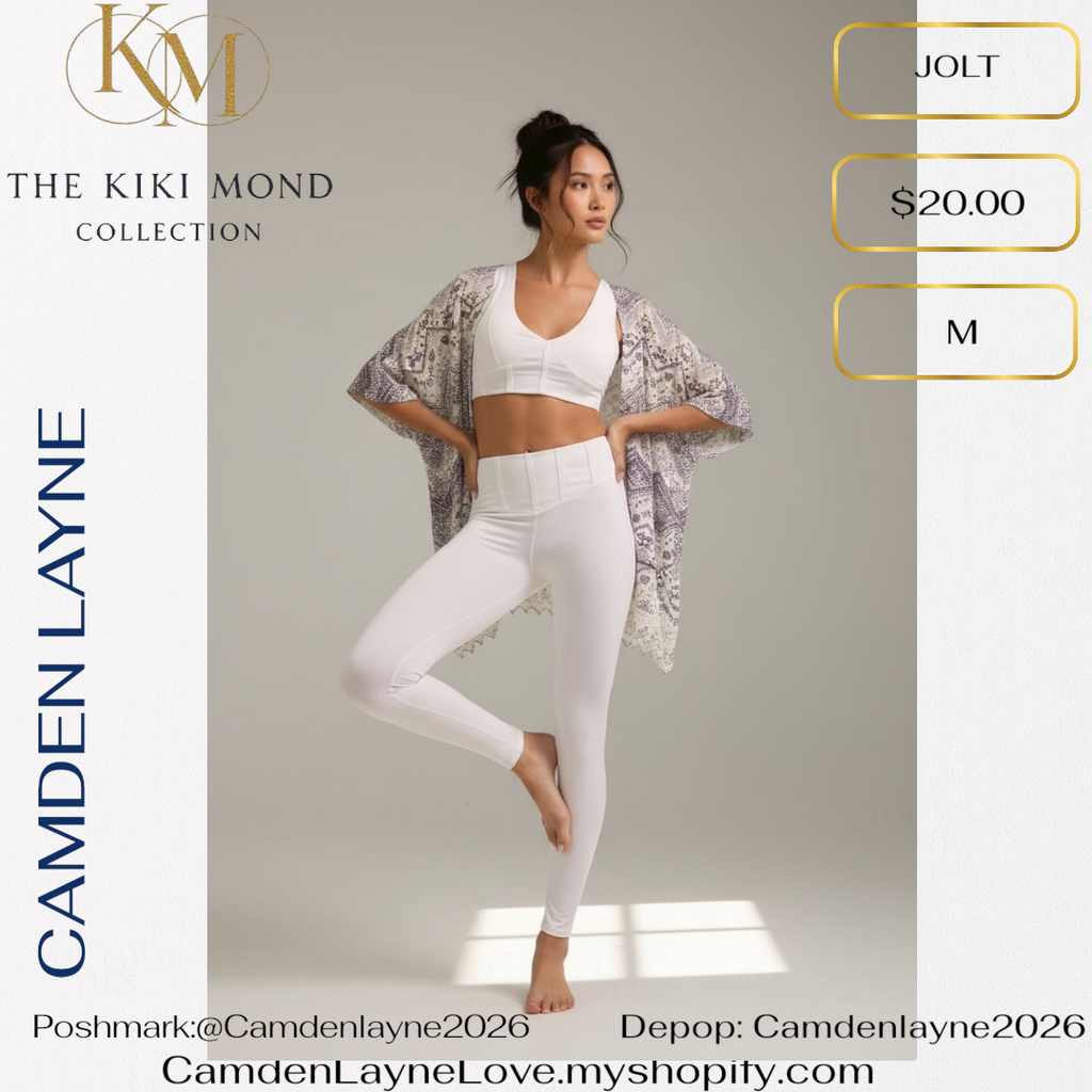 White & Light Purple Grey Lace bottom Kimono