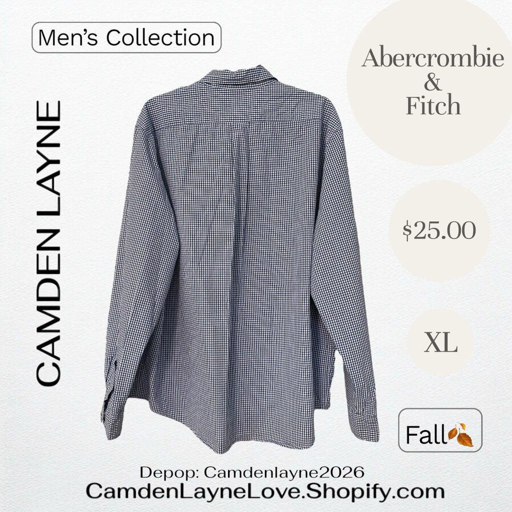 Abercrombie & Fitch Gingham XL Long Sleeve