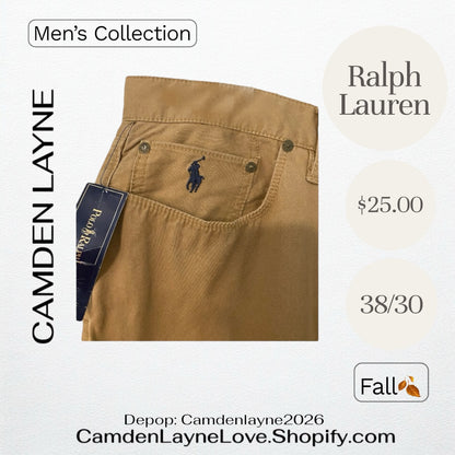 Ralph Lauren 38/30 Tan Slacks