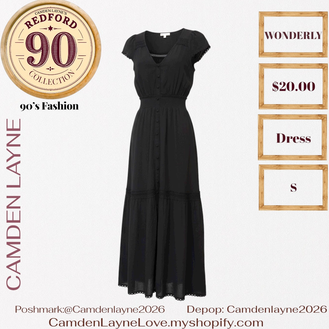 Wonderly Black Prairie Dress