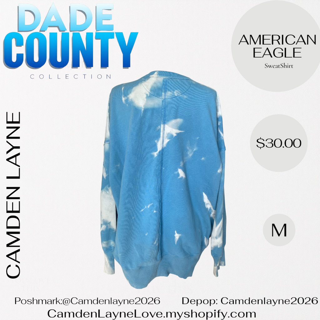 Blue & White American Eagle Sweatshirt