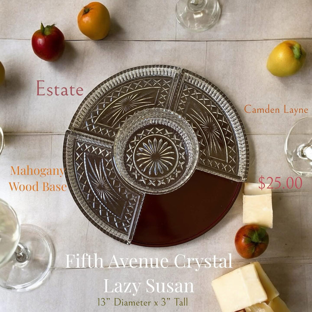 Fifth Avenue Crystal Lazy Suzan - Camden Layne