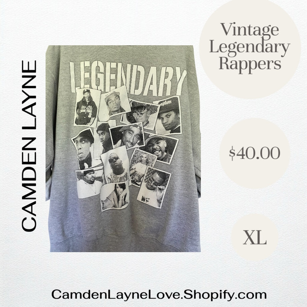 Vintage Legendary Rappers Sweatshirt