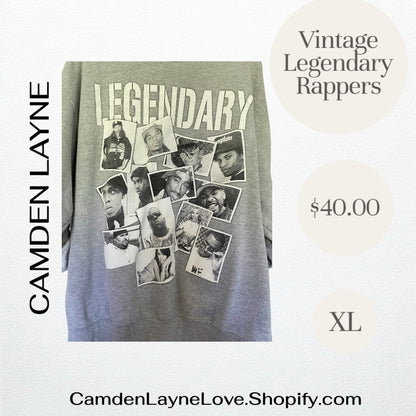 Vintage Legendary Rappers Sweatshirt