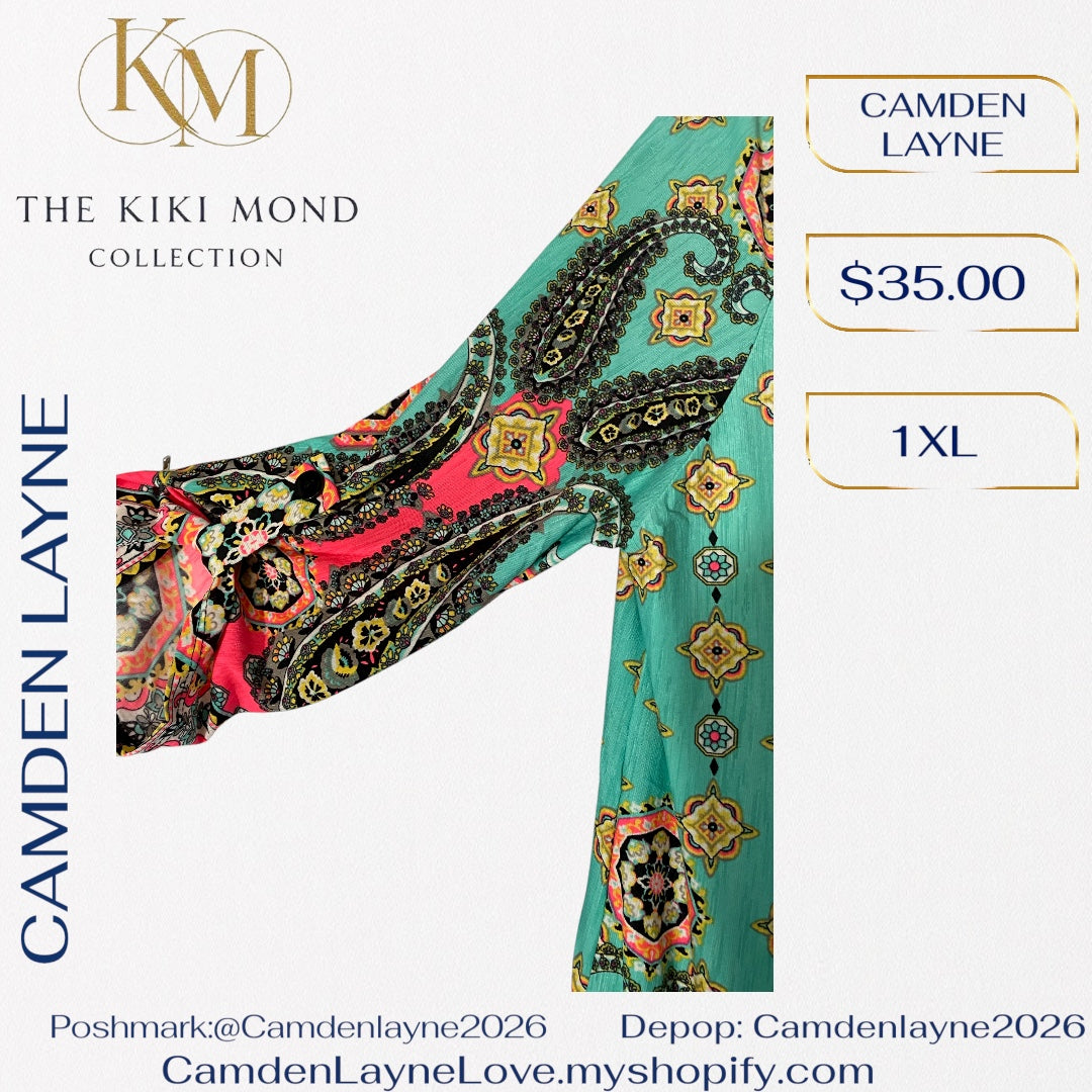 Camden Layne Multicolored Rare Bohemian Tunic