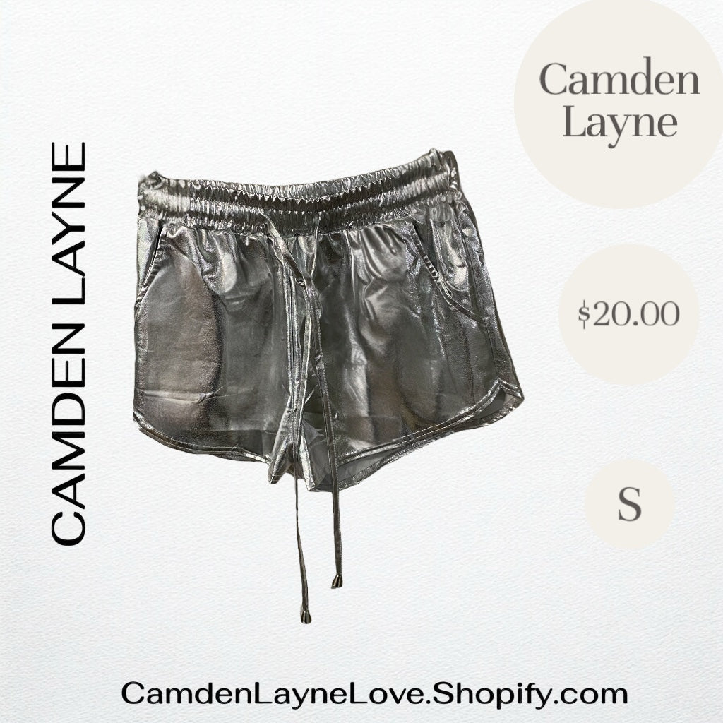 Silver Jogger Shorts