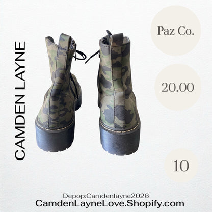 Pazz Women’s Camo Boots