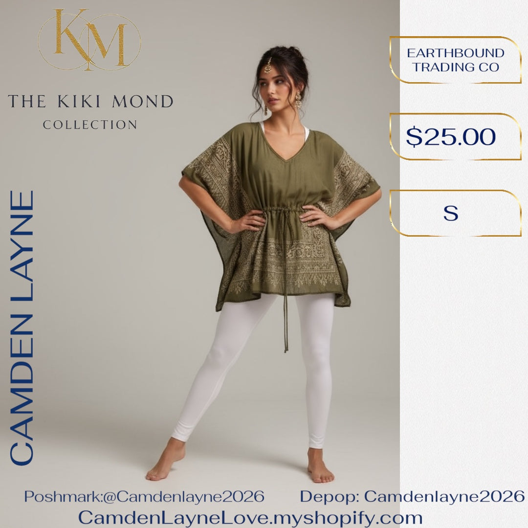 Earthbound Olive Tunic