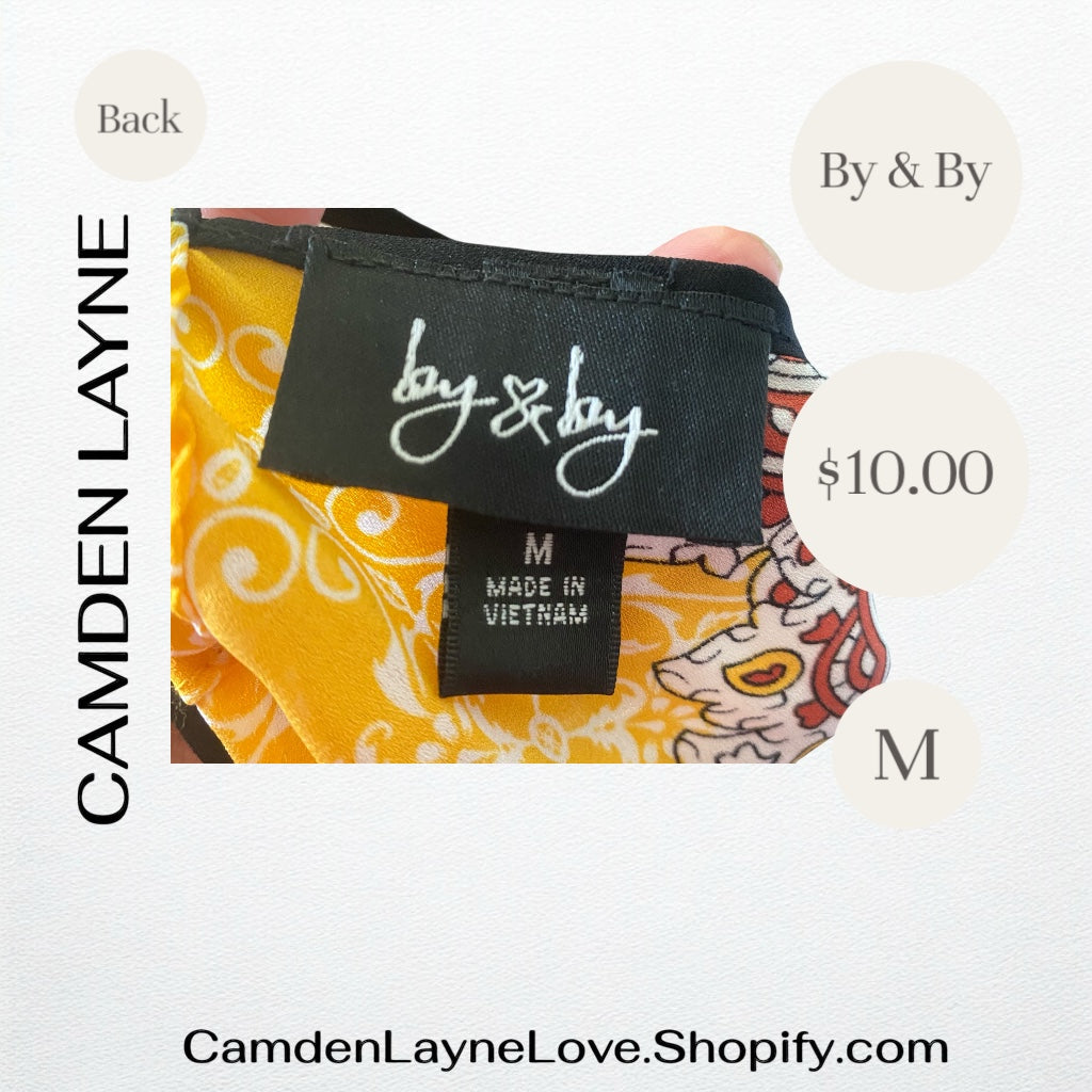 By & By Medallion Hanky Top