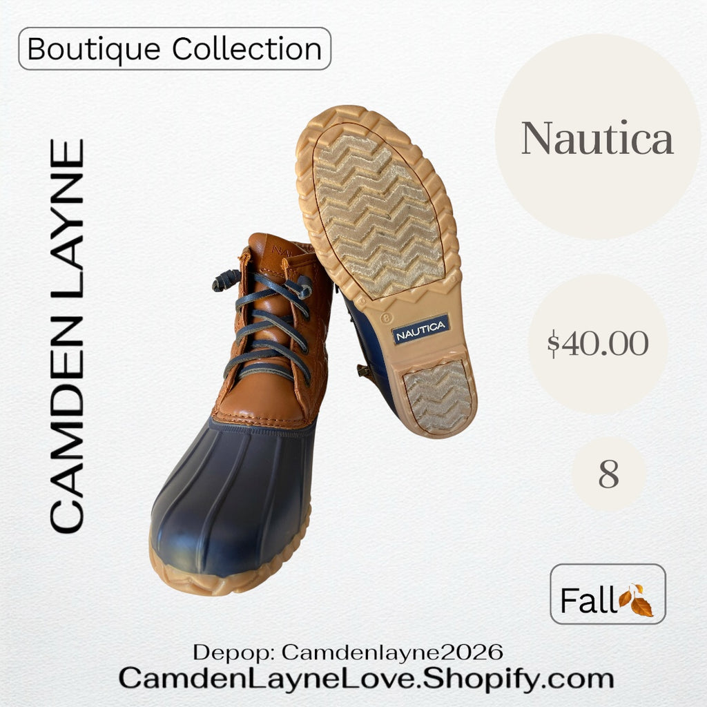 Nautical Duck Boots