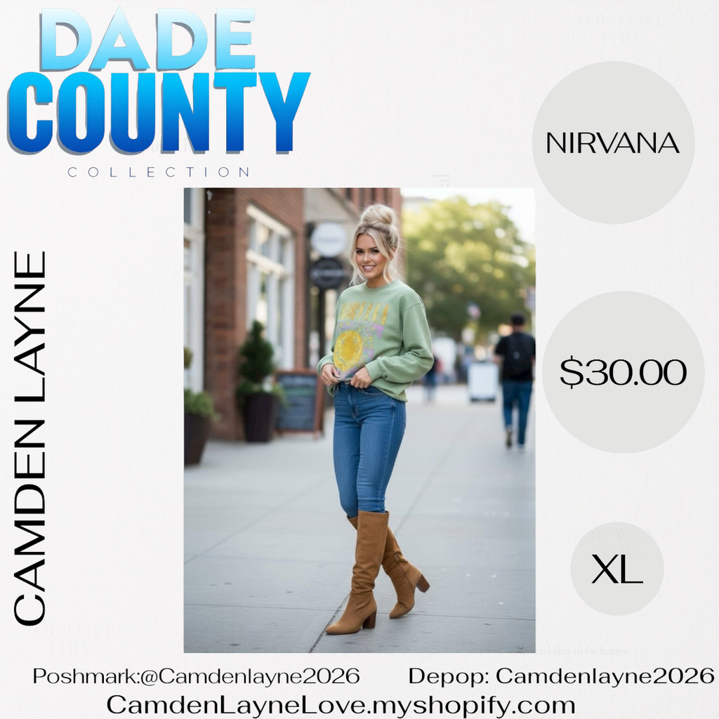 Nirvana Green Pull Over