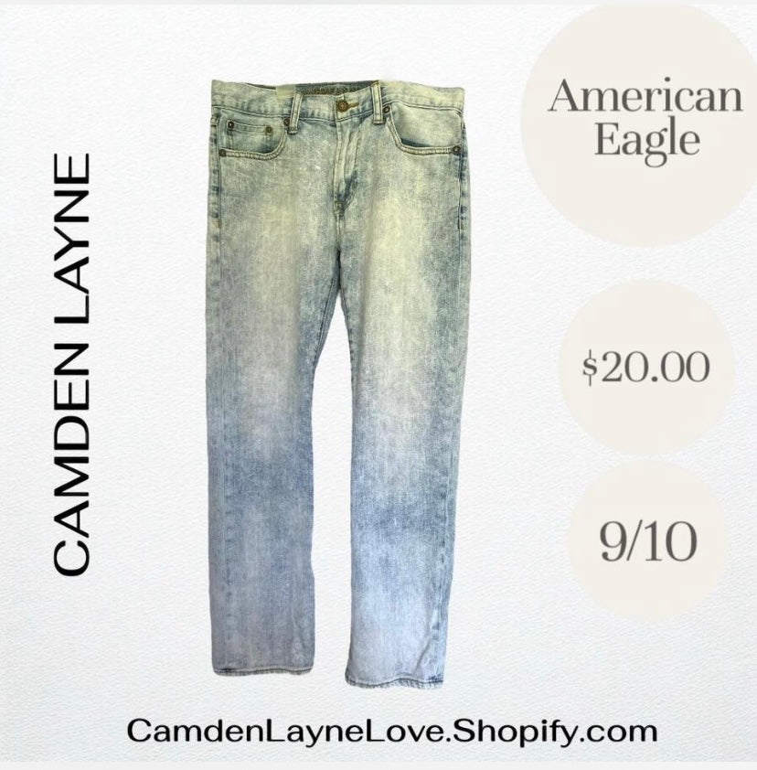 AE 10 Slim Straight Acid Wash