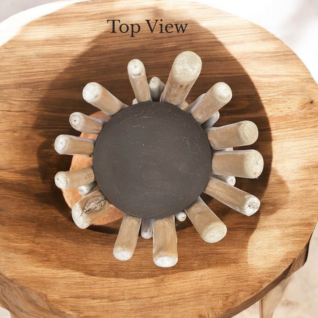 Handmade Driftwood Candle Stand - Camden Layne