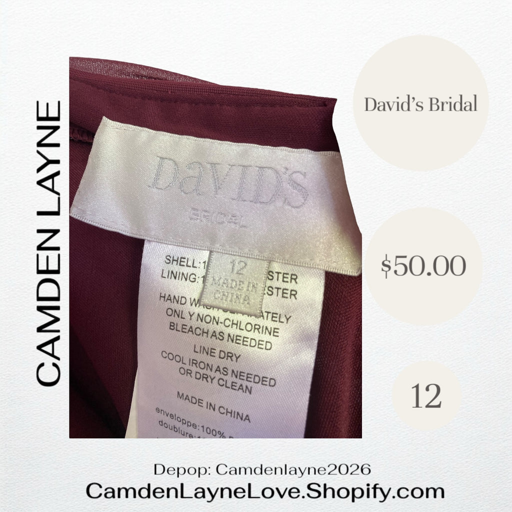 Wine Colored One Shoulder Maxi Dress