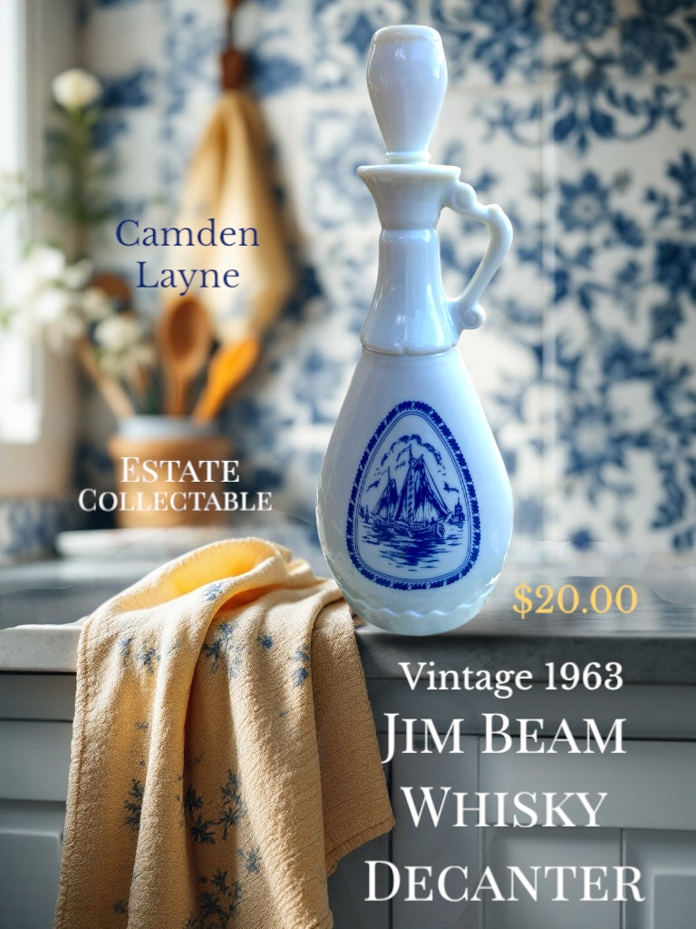 Vintage 1963 Jim Beam Decanter - Camden Layne