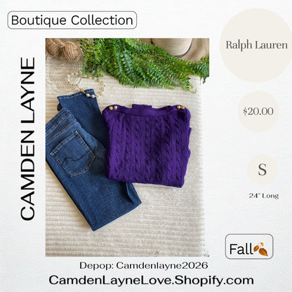 Ralph Lauren Cable Knit Sweater
