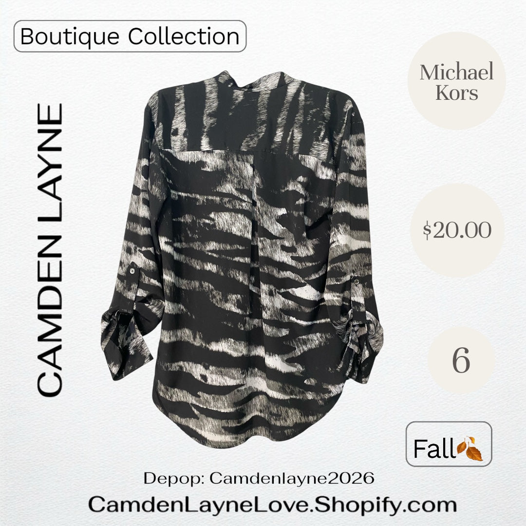 Michael Kors Zebra Print