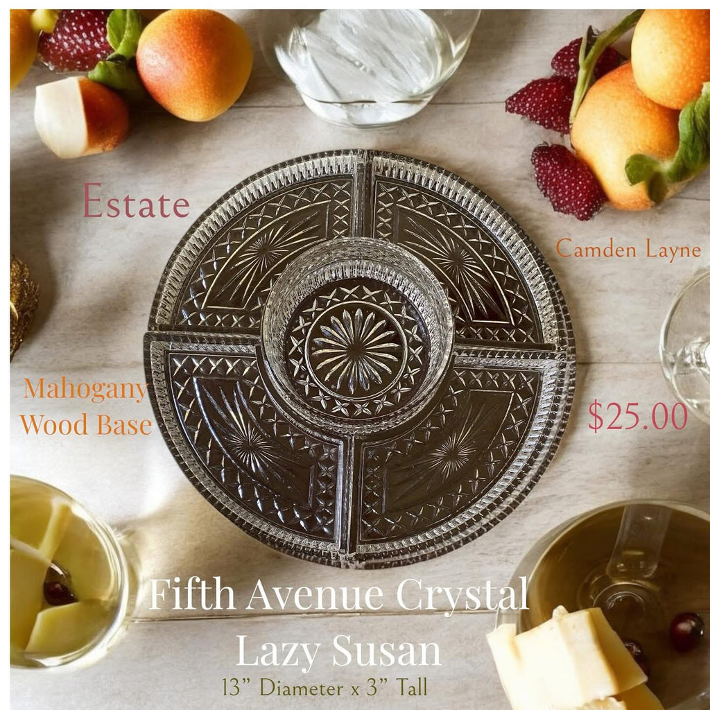Fifth Avenue Crystal Lazy Suzan - Camden Layne