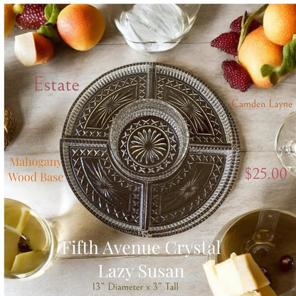 Fifth Avenue Crystal Lazy Suzan - Camden Layne