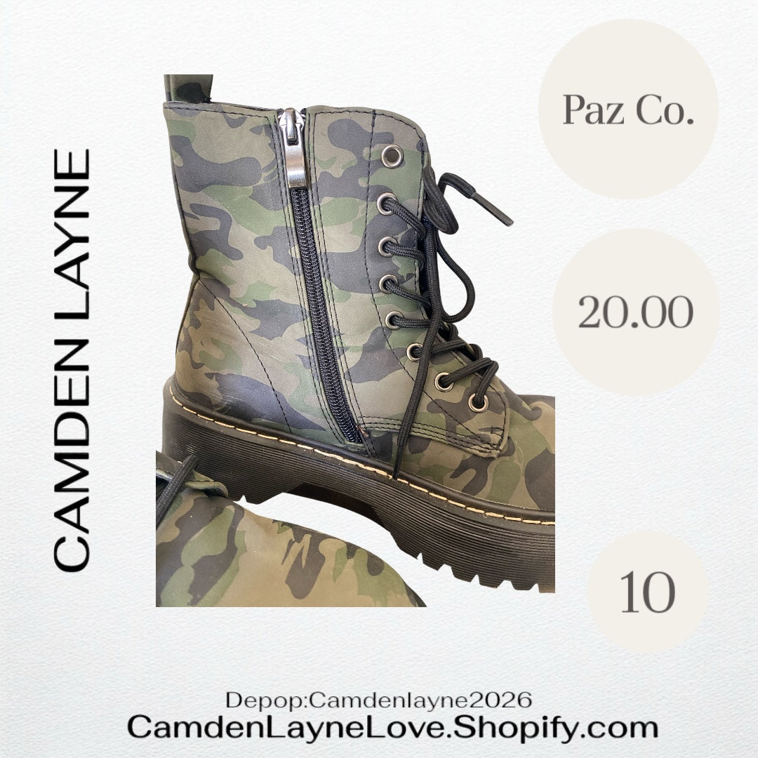 Pazz Women’s Camo Boots