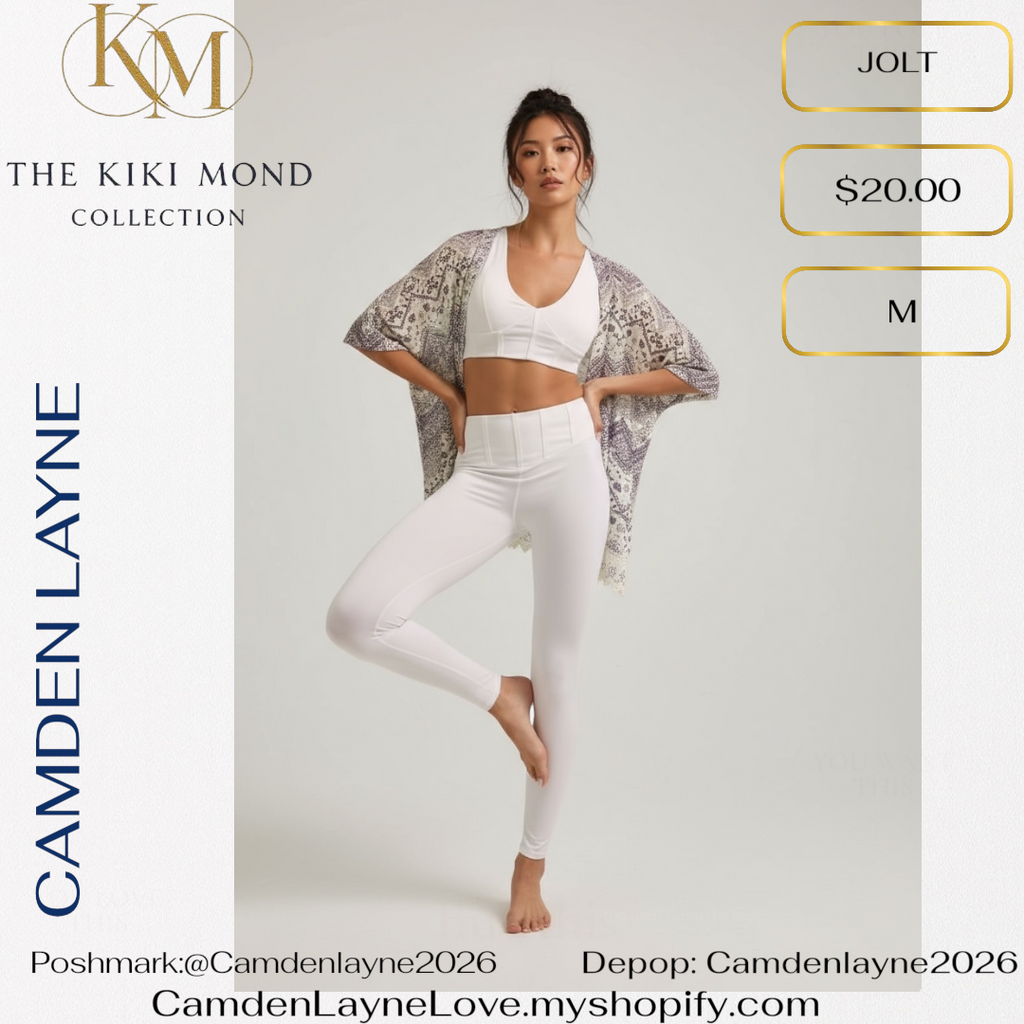 White & Light Purple Grey Lace bottom Kimono