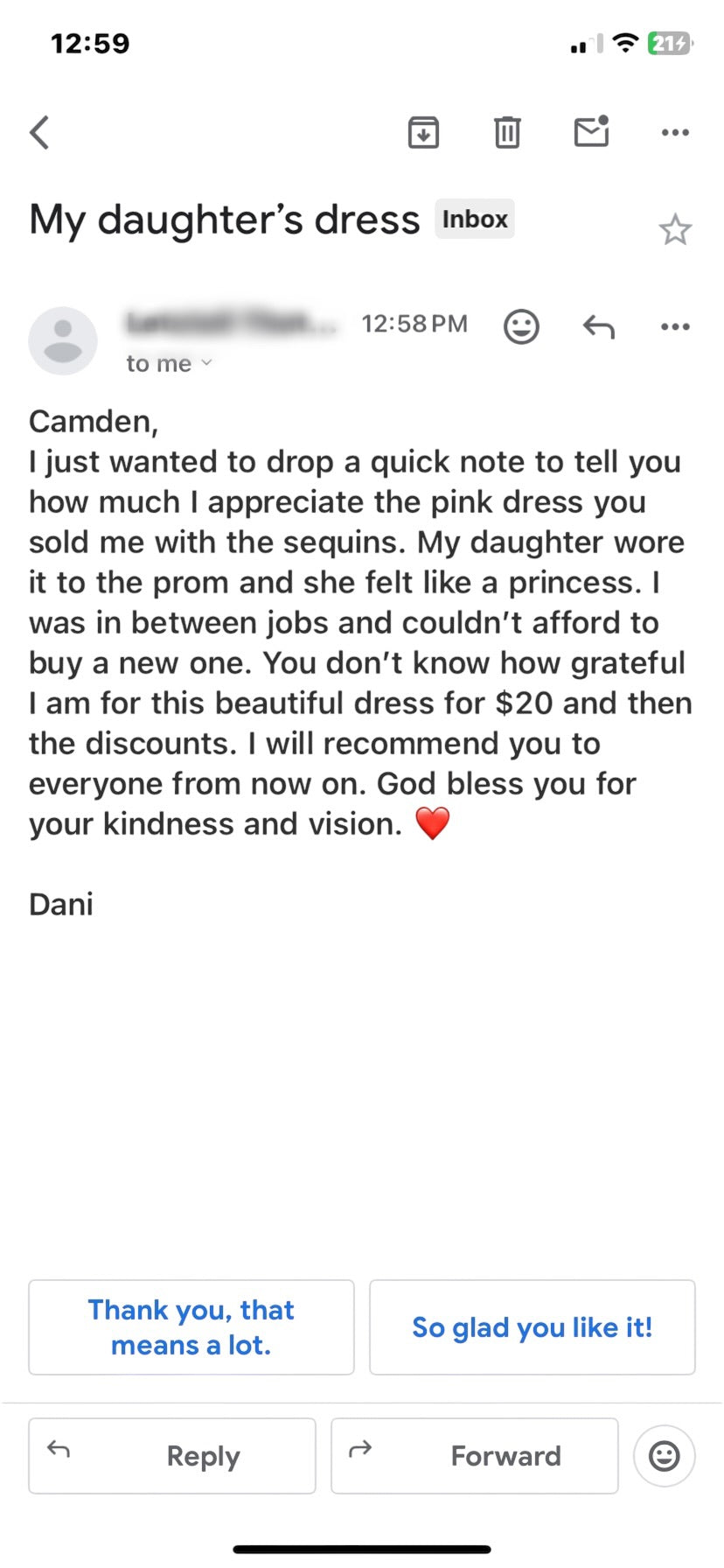 Review - Camden Layne