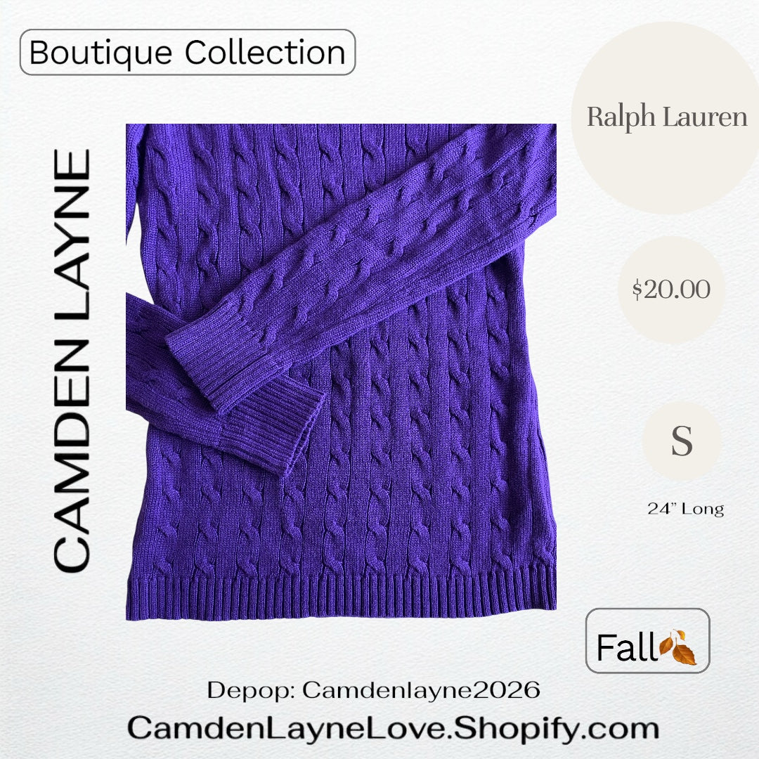 Ralph Lauren Cable Knit Sweater