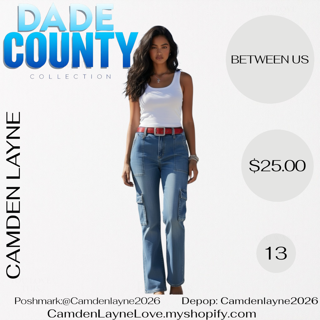 Between Us Denim Cargo Jeans