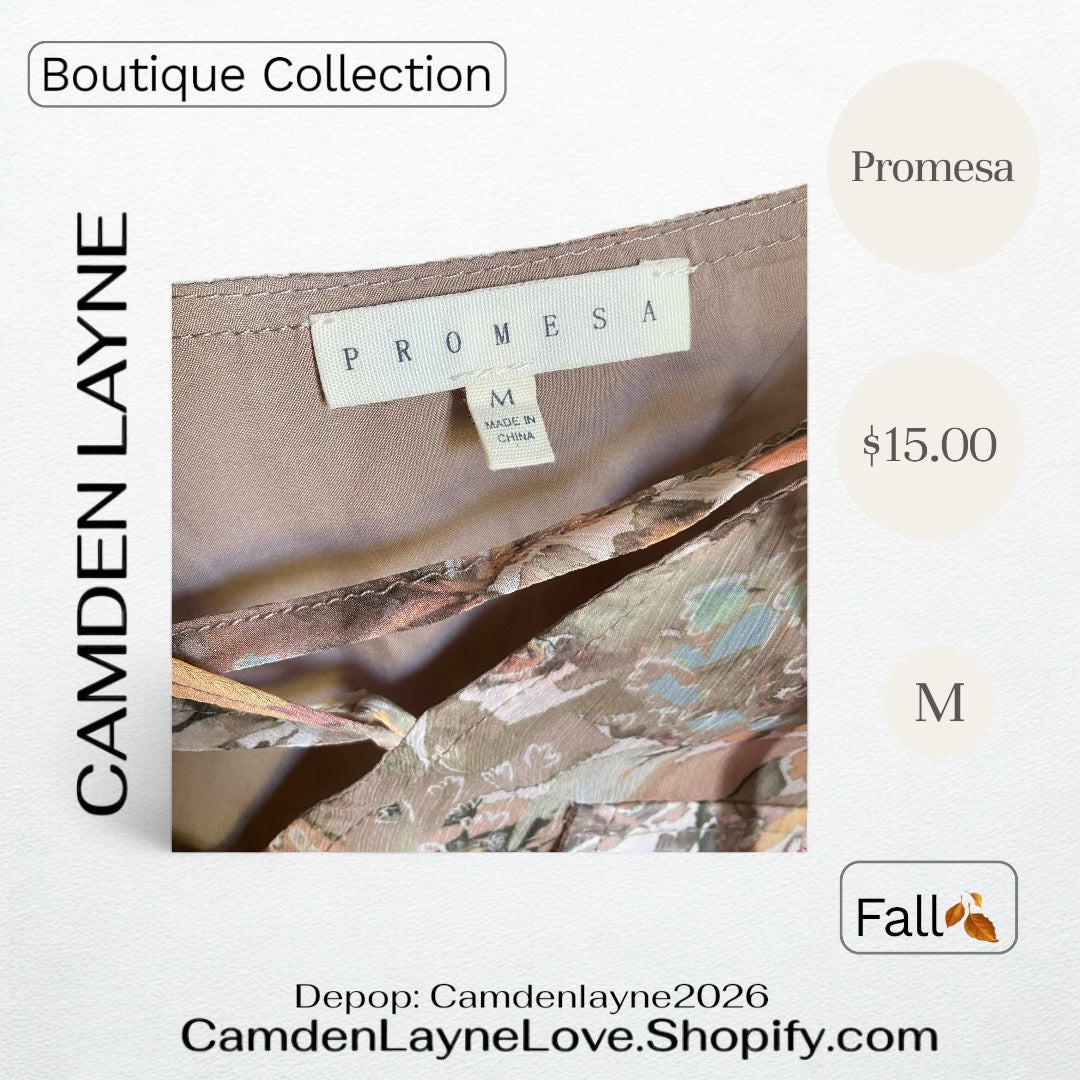 Promesa Short Fall Blouse