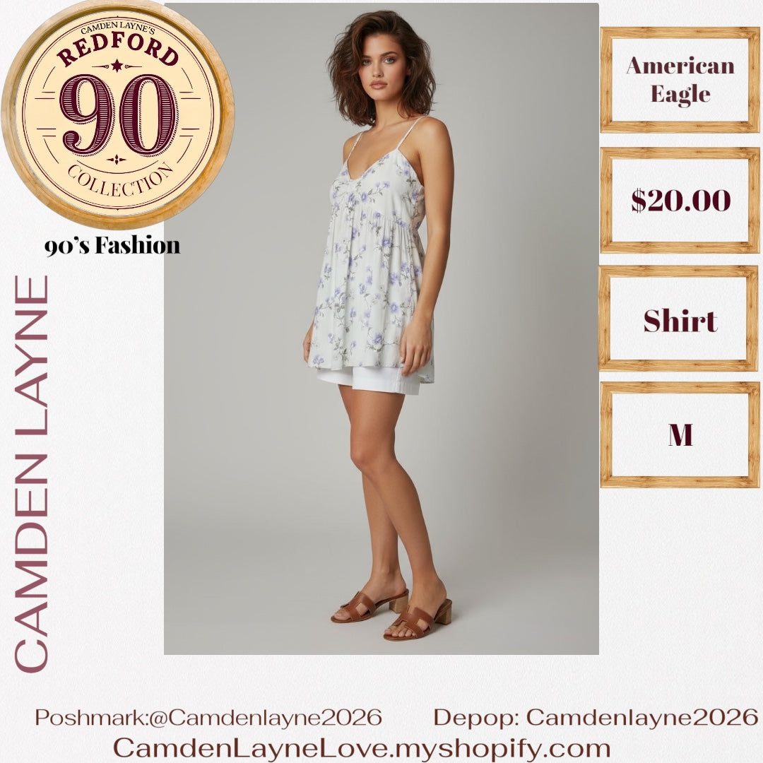 American Eagle Babydoll Top