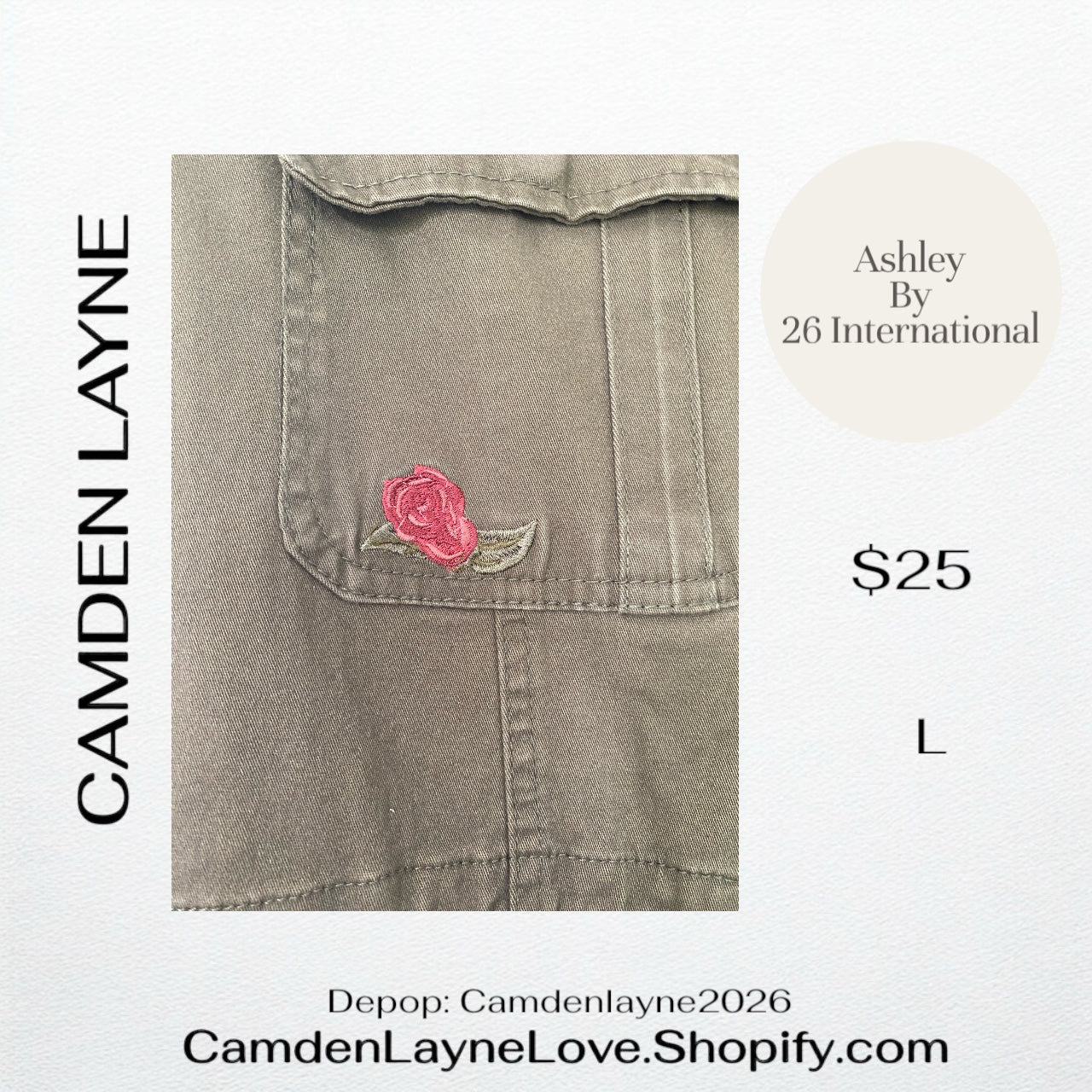 Ashley Army Green Jacket