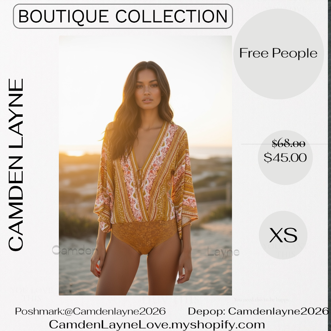 Free People Intimately One Piece Blouse