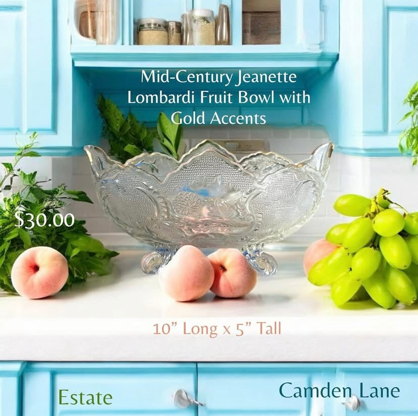 Mid Century Jeanette Lombardi Fruit Bowl - Camden Layne