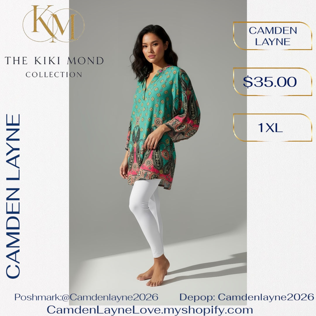 Camden Layne Multicolored Rare Bohemian Tunic