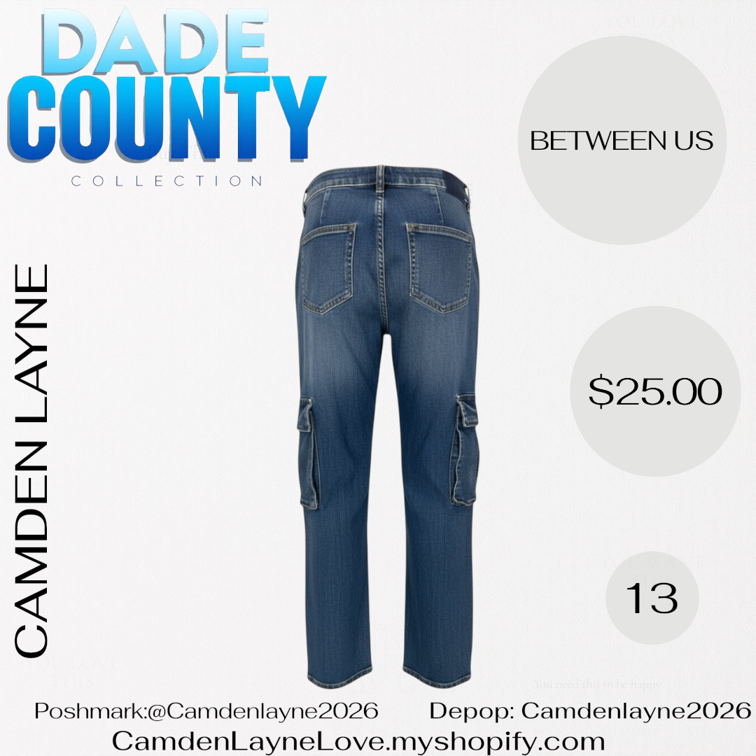 Between Us Denim Cargo Jeans