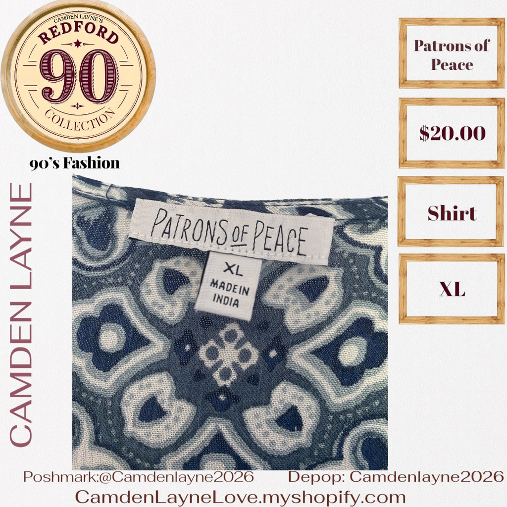 Patrons of Peace Hartley Tie Crop Top