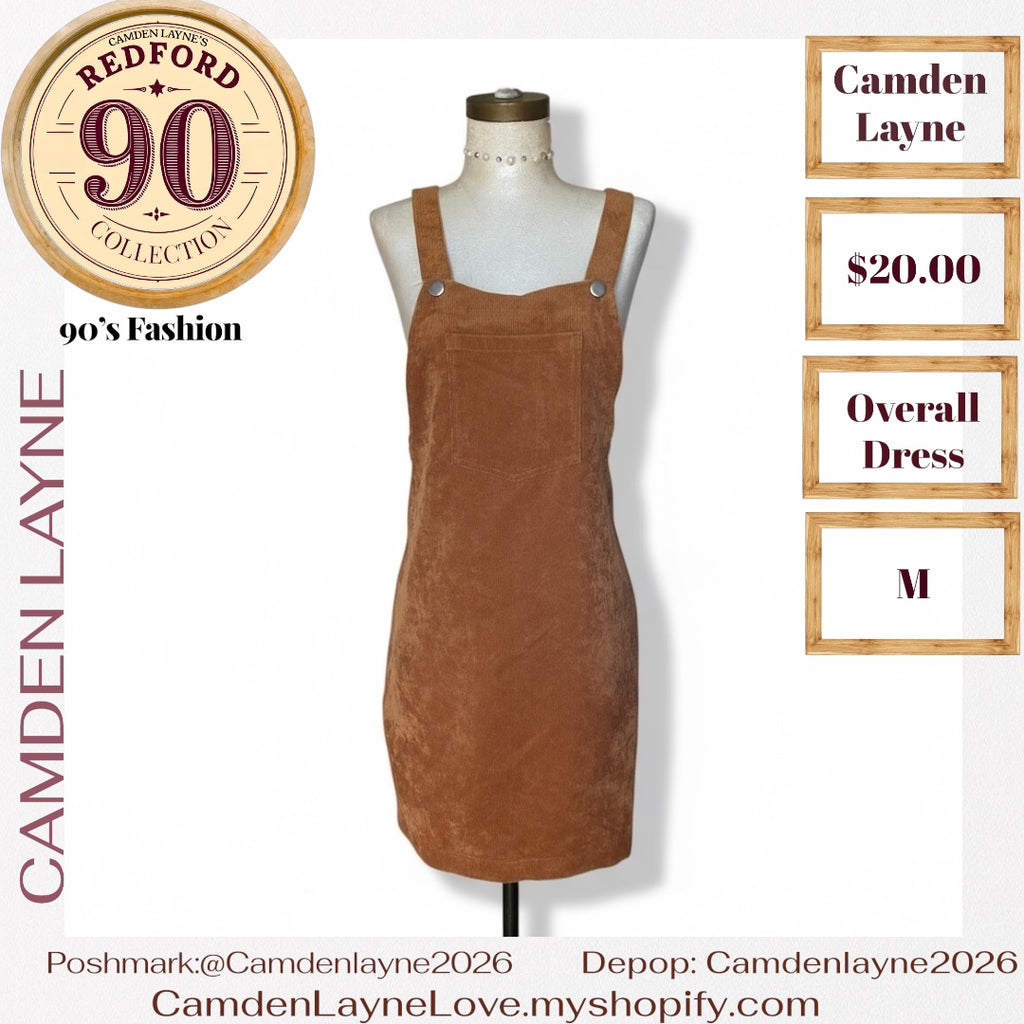 Camden Layne Corduroy Overall Dress