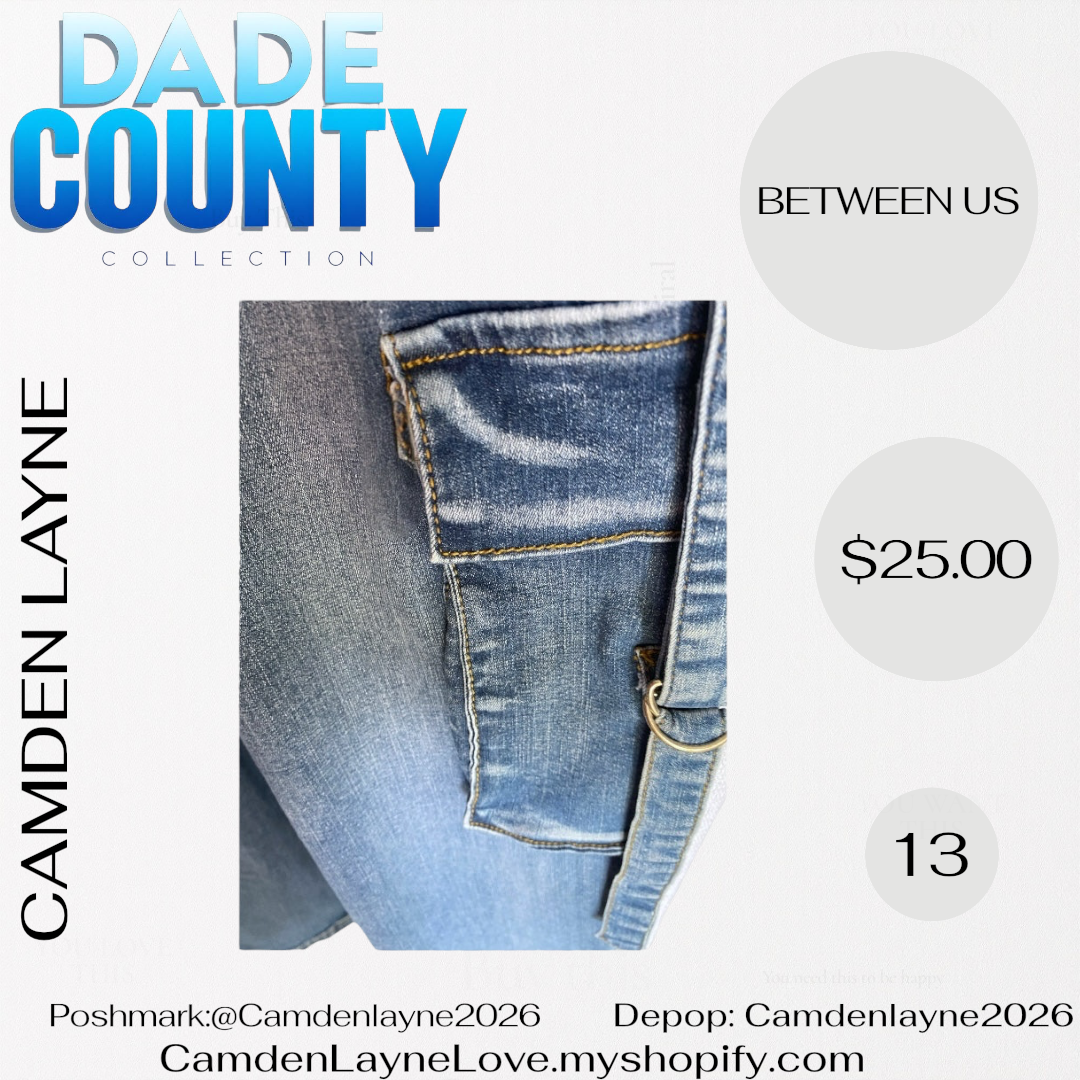 Between Us Denim Cargo Jeans