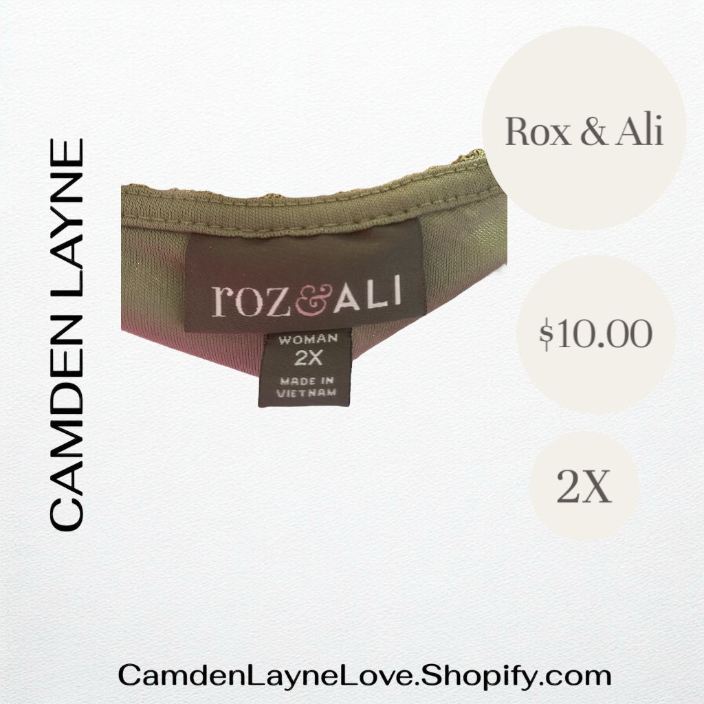 Rox & Ali Green Woven Top